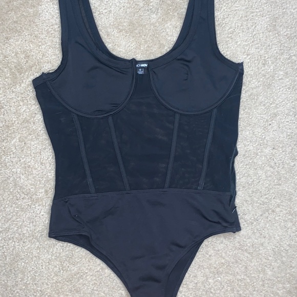 Fashion Nova mesh bustier bodysuit - Picture 1 of 5